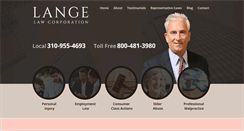 Desktop Screenshot of jlangelaw.com